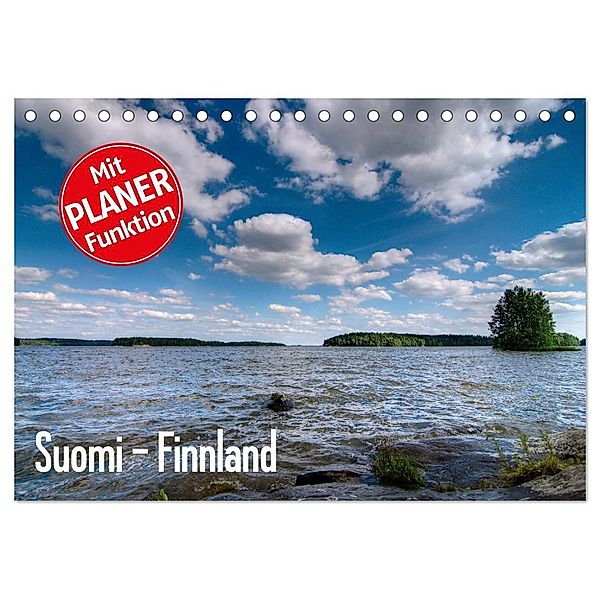 Suomi - Finnland (Tischkalender 2025 DIN A5 quer), CALVENDO Monatskalender, Calvendo, Peter Härlein