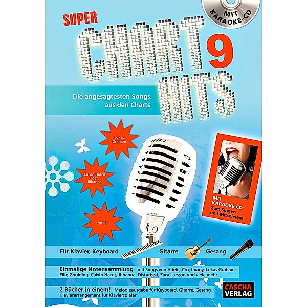 Super Chart Hits 9, mit Karaoke CD
