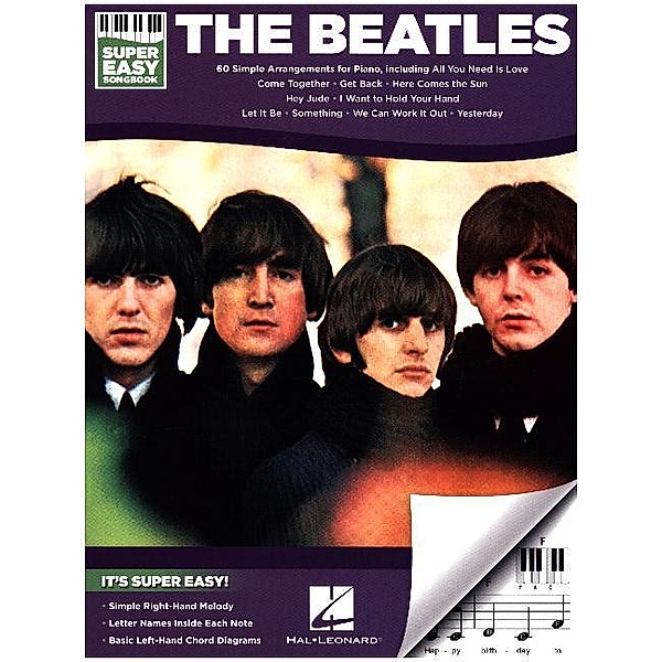 Super Easy Songbook, for piano/Keyboard/organ, The Beatles