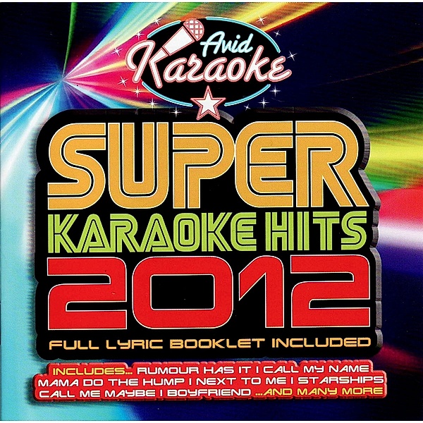 Super Karaoke Hits 2012, Karaoke