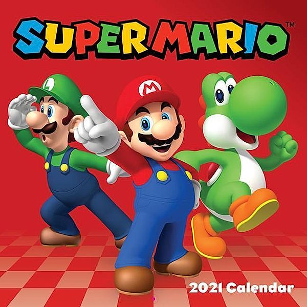 Super Mario 2021 Wall Calendar, Nintendo