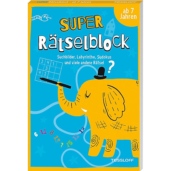 Super Rätselblock ab 7 Jahren. Suchbilder, Labyrinthe, Sudokus und viele andere Rätsel, Stefan Heine