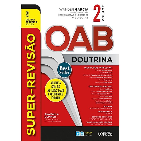 Super-revisão OAB - Doutrina completa - Vol. 02 / Super-revisão OAB - Doutrina completa Bd.2, Camilo Onoda Caldas, Eduardo Dompieri, Henrique Subi, Olney Queiroz Assis, Renan Flumian, Robinson S. Barreirinhas, Sávio Chalita, Wander Garcia