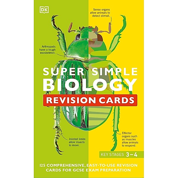 Super Simple Biology Revision Cards Key Stages 3 and 4, Dk