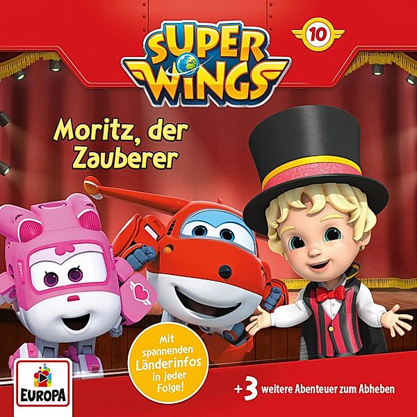 Super Wings - 10 - Folge 10: Moritz, der Zauberer, Thomas Karallus, Florian Köhler, Sunke Jansen