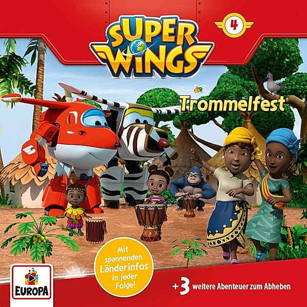 Super Wings - 4 - Folge 04: Trommelfest, Thomas Karallus, Florian Köhler, Sunke Jansen