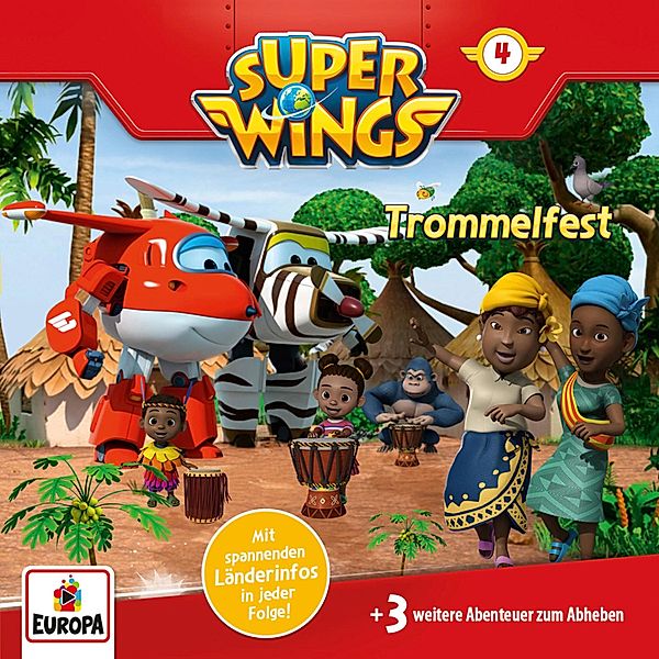 Super Wings - 4 - Folge 04: Trommelfest, Florian Köhler, Sunke Jansen, Thomas Karallus