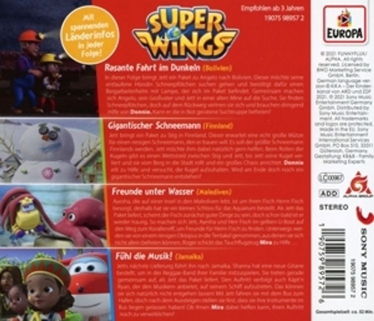 Super Wings - Fühl die Musik!, 1 Audio-CD, 1 Audio-CD kaufen