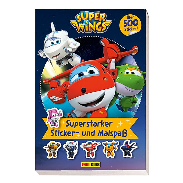 Super Wings: Superstarker Sticker- und Malspass, Panini