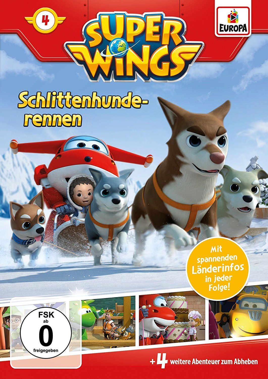 Image of Super Wings Vol. 4 - Schlittenhunderennen