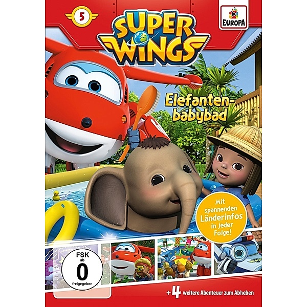 Super Wings Vol. 5 - Elefantenbabybad, Super Wings