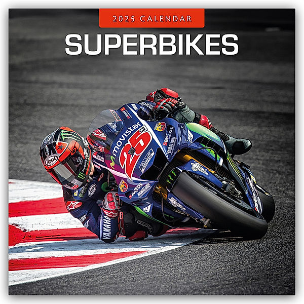 Superbikes - Motorräder 2025 - 16-Monatskalender, Red Robin Publishing Ltd