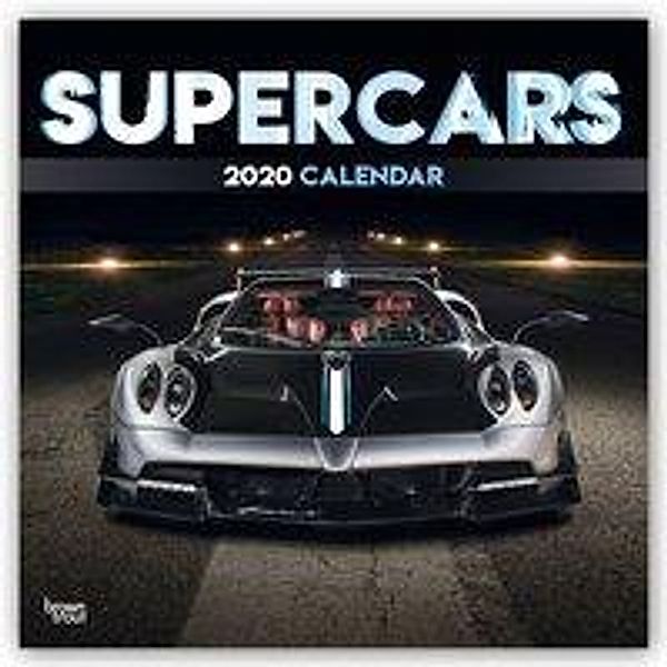 Supercars 2020 - 16-Monatskalender, BrownTrout Publisher