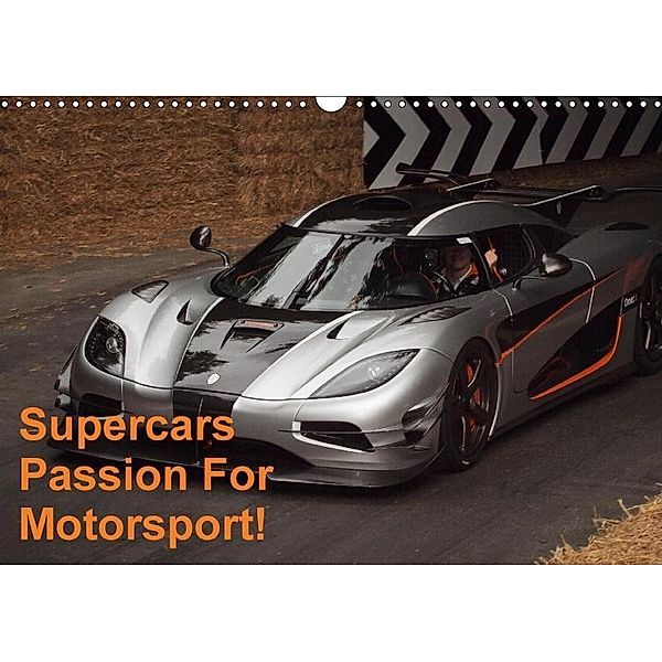 Supercars Passion For Motorsport! (Wall Calendar 2017 DIN A3 Landscape), barry lee