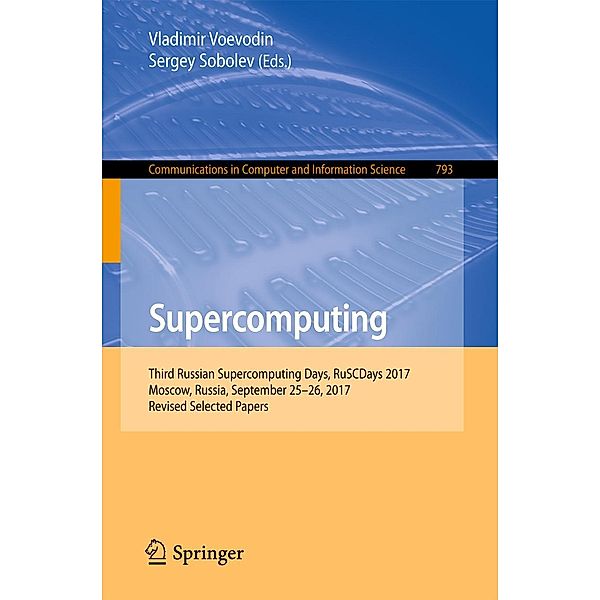 Supercomputing / Communications in Computer and Information Science Bd.793