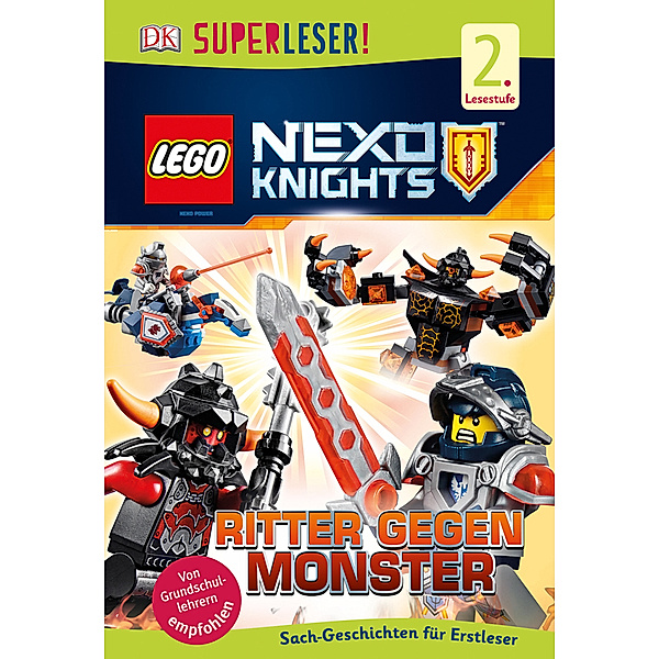 SUPERLESER! LEGO® NEXO KNIGHTS(TM). Ritter gegen Monster / Superleser 2. Lesestufe Bd.9, Julia March