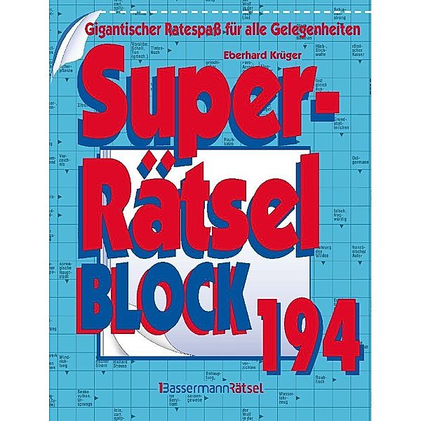 Superrätselblock 194, Eberhard Krüger