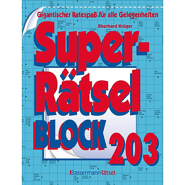 Superrätselblock 203 (5 Exemplare à 4,99 EUR), Eberhard Krüger