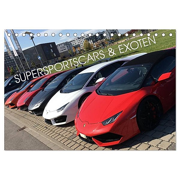 Supersportscars & Exoten (Tischkalender 2025 DIN A5 quer), CALVENDO Monatskalender, Calvendo, Georgios Georgotas