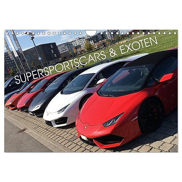 Supersportscars & Exoten (Wandkalender 2024 DIN A4 quer), CALVENDO Monatskalender, Georgios Georgotas