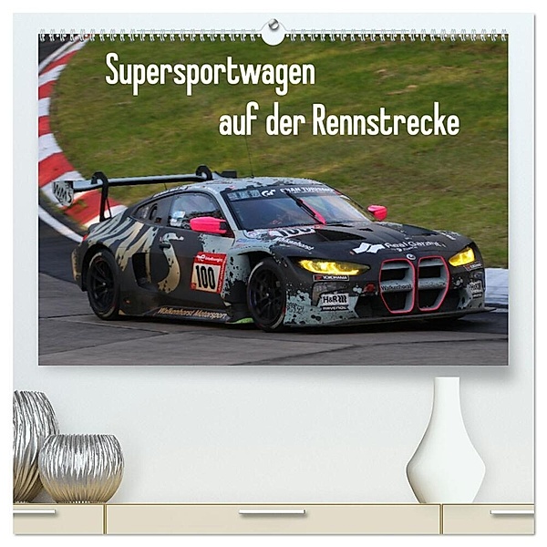 Supersportwagen auf der Rennstrecke (hochwertiger Premium Wandkalender 2024 DIN A2 quer), Kunstdruck in Hochglanz, Thomas Morper