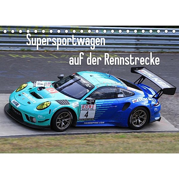 Supersportwagen auf der Rennstrecke (Tischkalender 2023 DIN A5 quer), Thomas Morper