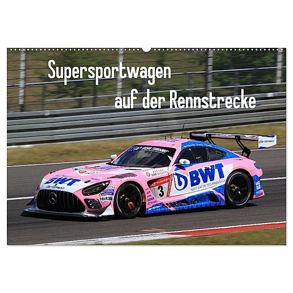 Supersportwagen auf der Rennstrecke (Wandkalender 2024 DIN A2 quer), CALVENDO Monatskalender, Thomas Morper