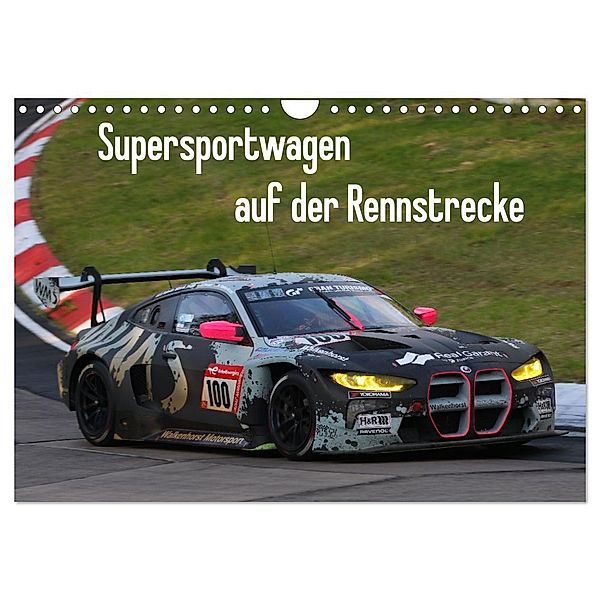 Supersportwagen auf der Rennstrecke (Wandkalender 2024 DIN A4 quer), CALVENDO Monatskalender, Thomas Morper