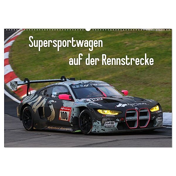 Supersportwagen auf der Rennstrecke (Wandkalender 2024 DIN A2 quer), CALVENDO Monatskalender, Thomas Morper