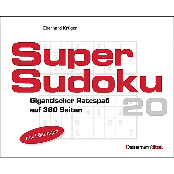 Supersudoku 20 (5 Exemplare à 3,99 EUR), Eberhard Krüger