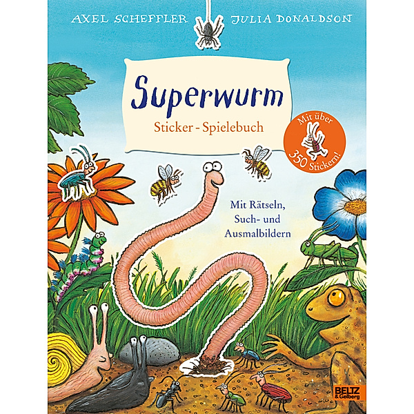 Superwurm. Sticker-Spielebuch, Axel Scheffler, Julia Donaldson