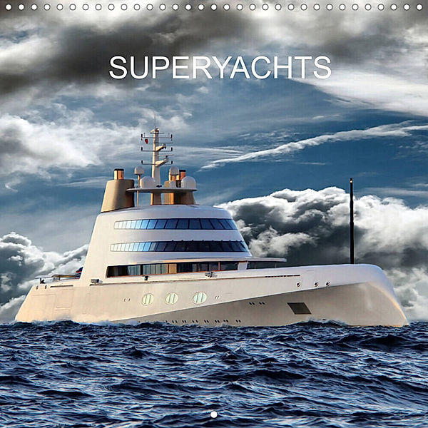 SUPERYACHTS (Wall Calendar 2023 300 × 300 mm Square), CAPT MARK OCONNELL