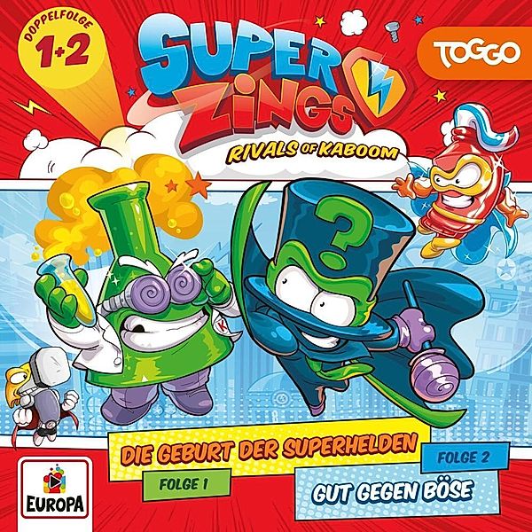 SuperZings - 01/02 - SuperZings - Die Geburt der Superhelden / Gut gegen Böse,1 Audio-CD, SuperZings