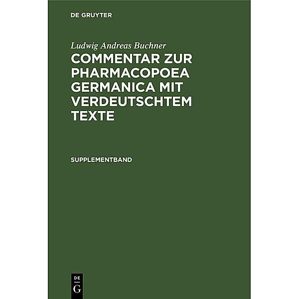 Supplementband / Jahrbuch des Dokumentationsarchivs des österreichischen Widerstandes, Ludwig Andreas Buchner