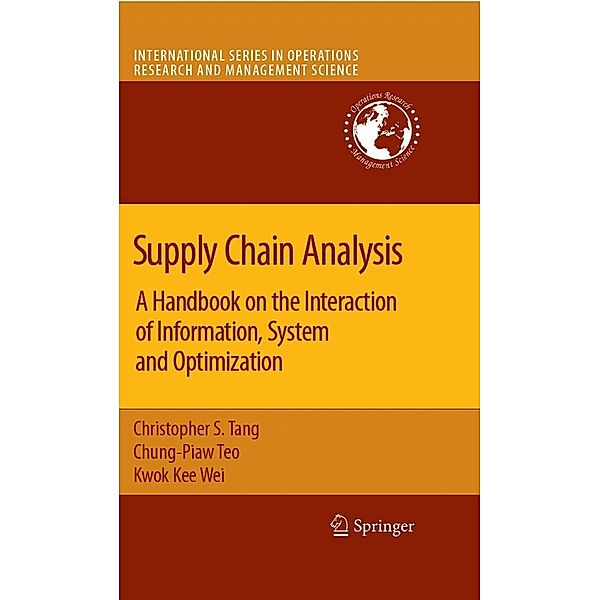 Supply Chain Analysis / International Series in Operations Research & Management Science Bd.119