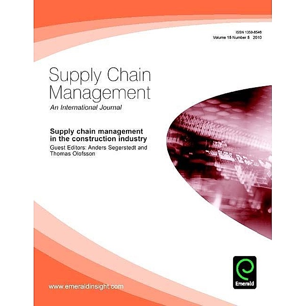 Supply Chain Management in the Construction Industry
