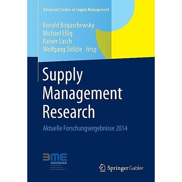 Supply Management Research / Advanced Studies in Supply Management