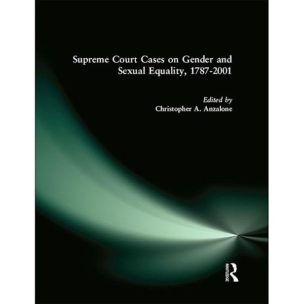 Supreme Court Cases on Political Representation, 1787-2001, Christopher A. Anzalone