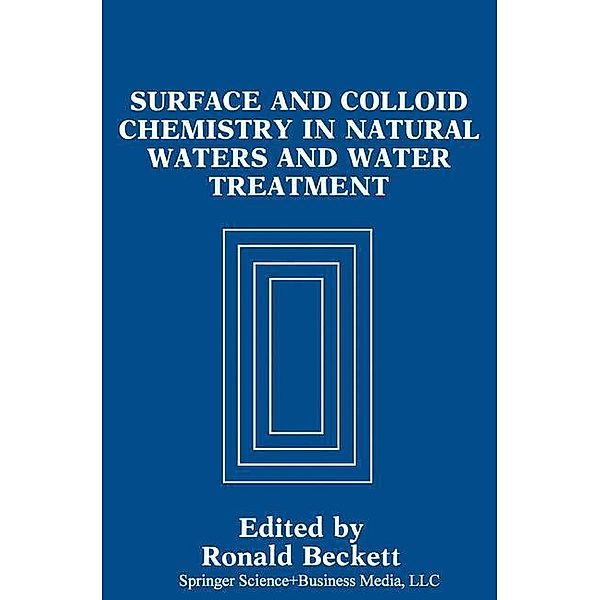 Surface and Colloid Chemistry in Natural Waters and Water Treatment