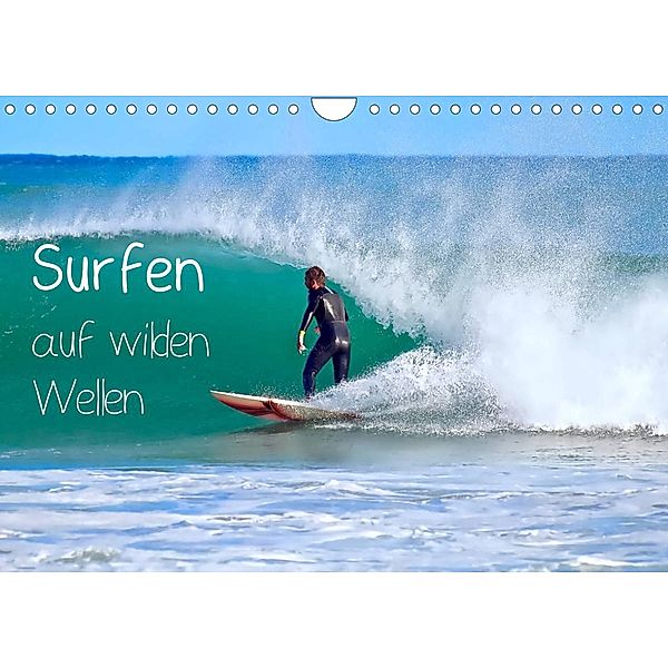 Surfen auf wilden Wellen (Wandkalender 2023 DIN A4 quer), Marion Meyer © Stimmungsbilder1