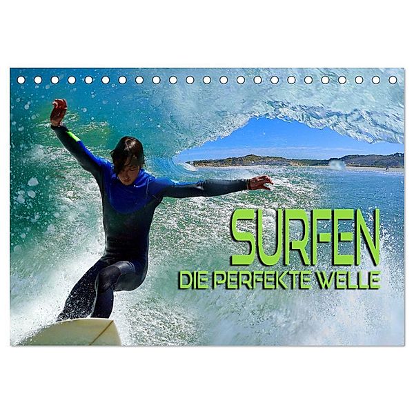 Surfen - die perfekte Welle (Tischkalender 2024 DIN A5 quer), CALVENDO Monatskalender, Renate Bleicher