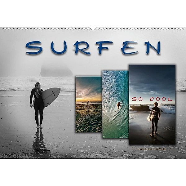 Surfen - so cool (Wandkalender 2019 DIN A2 quer), Peter Roder