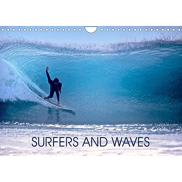 SURFERS AND WAVES (Wall Calendar 2023 DIN A4 Landscape), Marion Koell