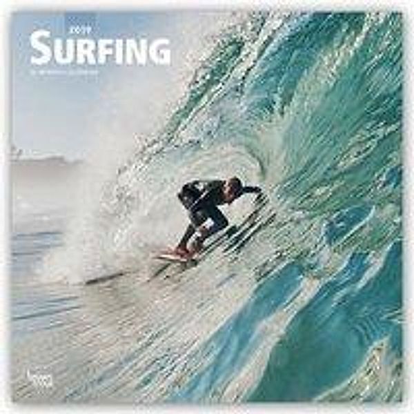 Surfing 2019 Square Wall Calendar