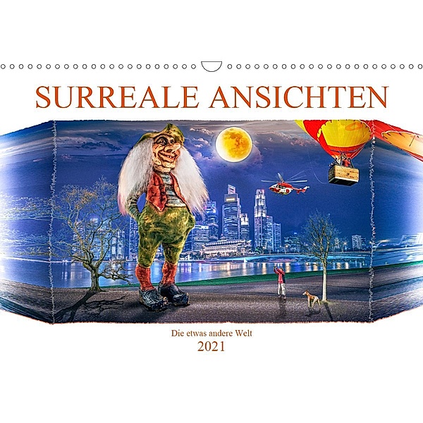 Surreale Ansichten (Wandkalender 2021 DIN A3 quer), Dieter Gödecke