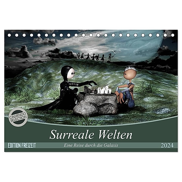 Surreale Welten (Tischkalender 2024 DIN A5 quer), CALVENDO Monatskalender, Norbert Buch