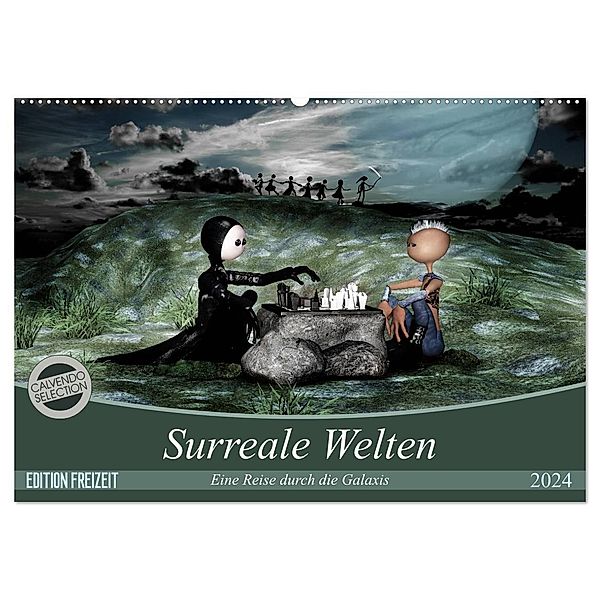Surreale Welten (Wandkalender 2024 DIN A2 quer), CALVENDO Monatskalender, Norbert Buch