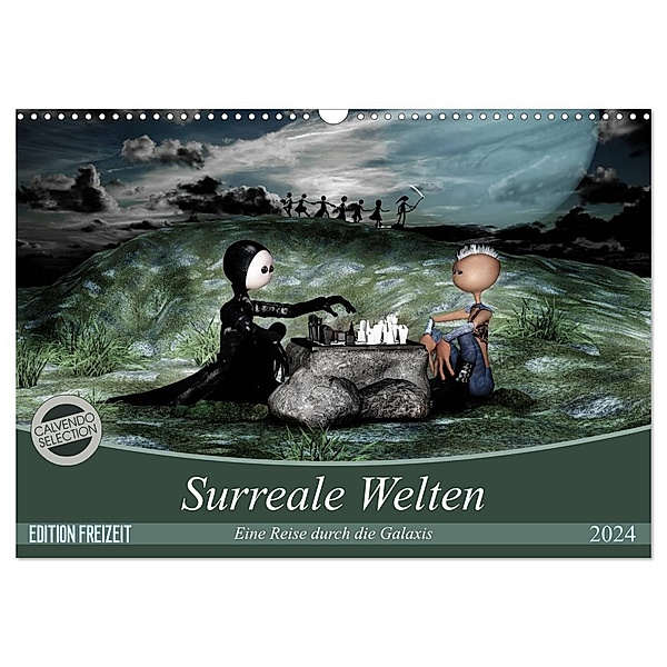 Surreale Welten (Wandkalender 2024 DIN A3 quer), CALVENDO Monatskalender, Norbert Buch