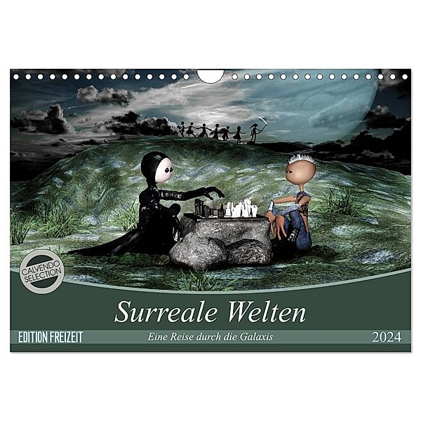 Surreale Welten (Wandkalender 2024 DIN A4 quer), CALVENDO Monatskalender, Norbert Buch