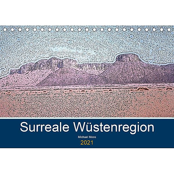 Surreale Wüstenregion (Tischkalender 2021 DIN A5 quer), Michael Moos